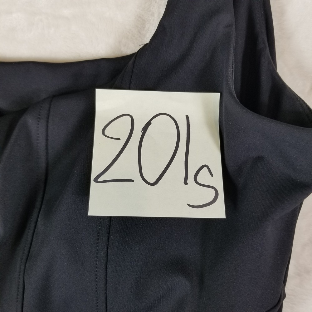 HALARA Black Square-Neck Midi Dress with Side Slit. NWT - Picture 13 of 13